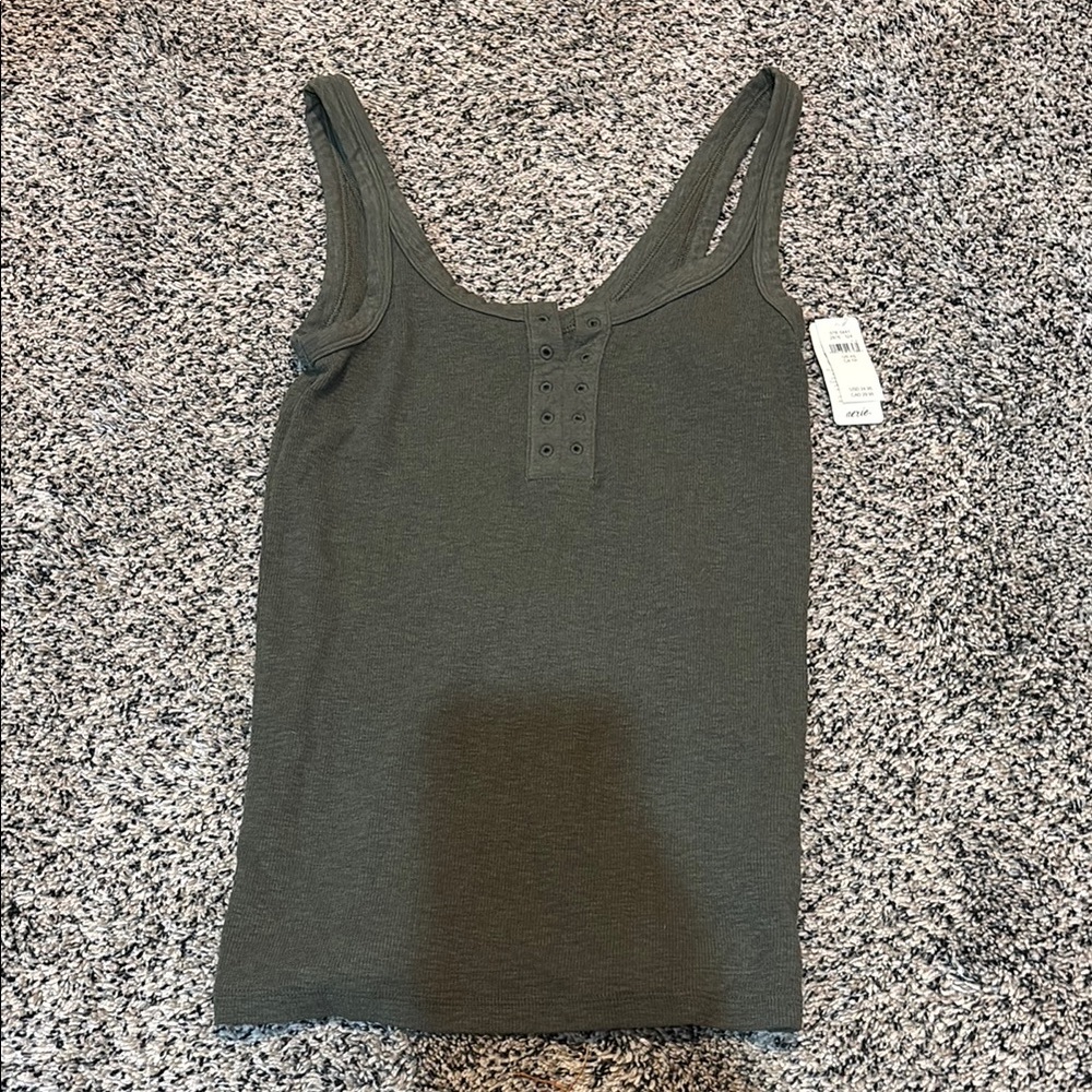 Aerie Dark Green Tank Top